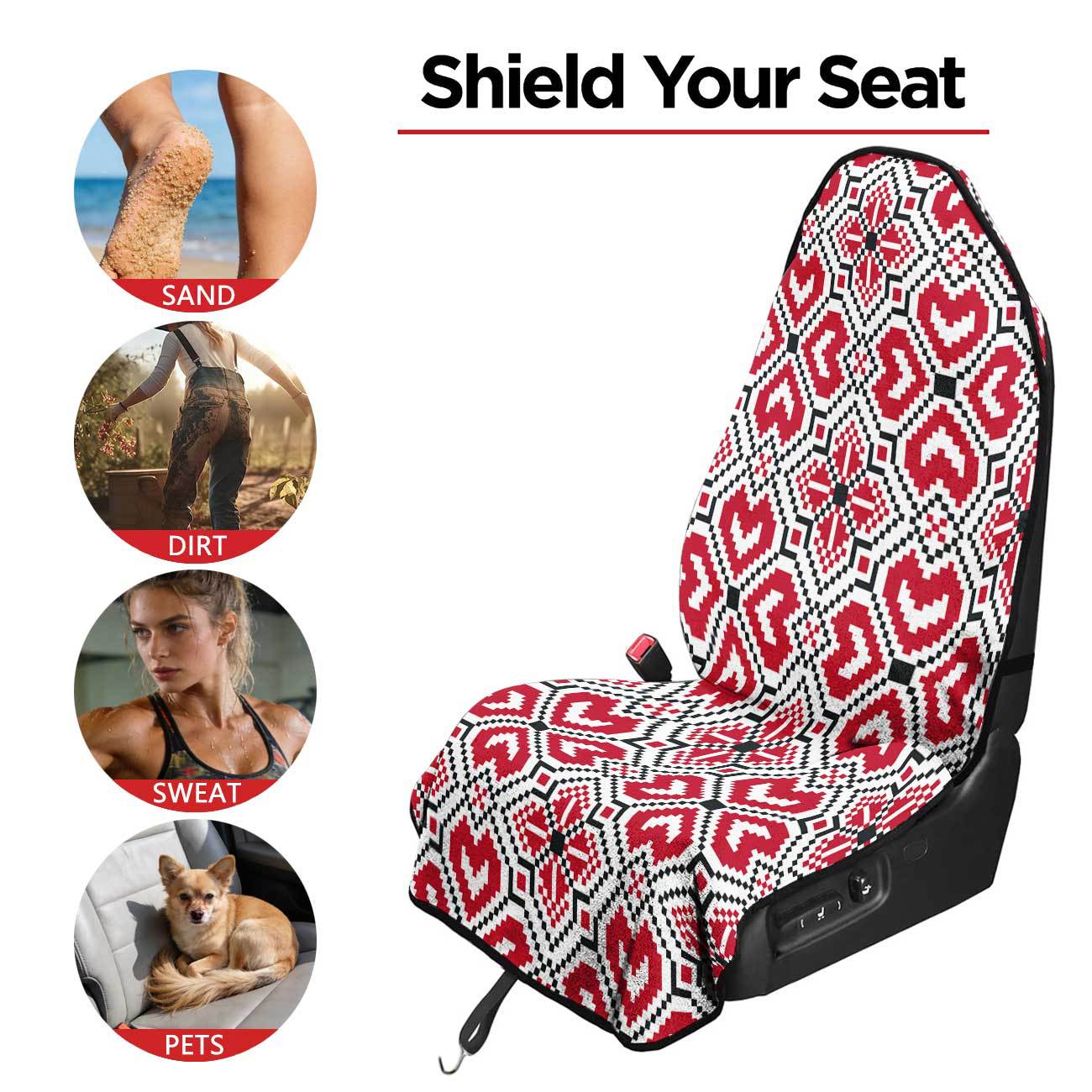 Car seat towel cover front seat protector suitable for gym and exercise, universal for all seasons, car use 76