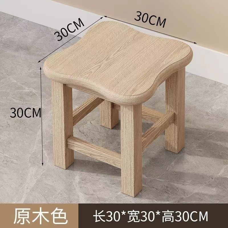 全実木家庭用の小さい腰掛けの客間の復古的な靴の腰掛けの成人のお茶のいくつかの腰掛けの子供の客間の小さい腰掛けの低い腰掛け|undefined