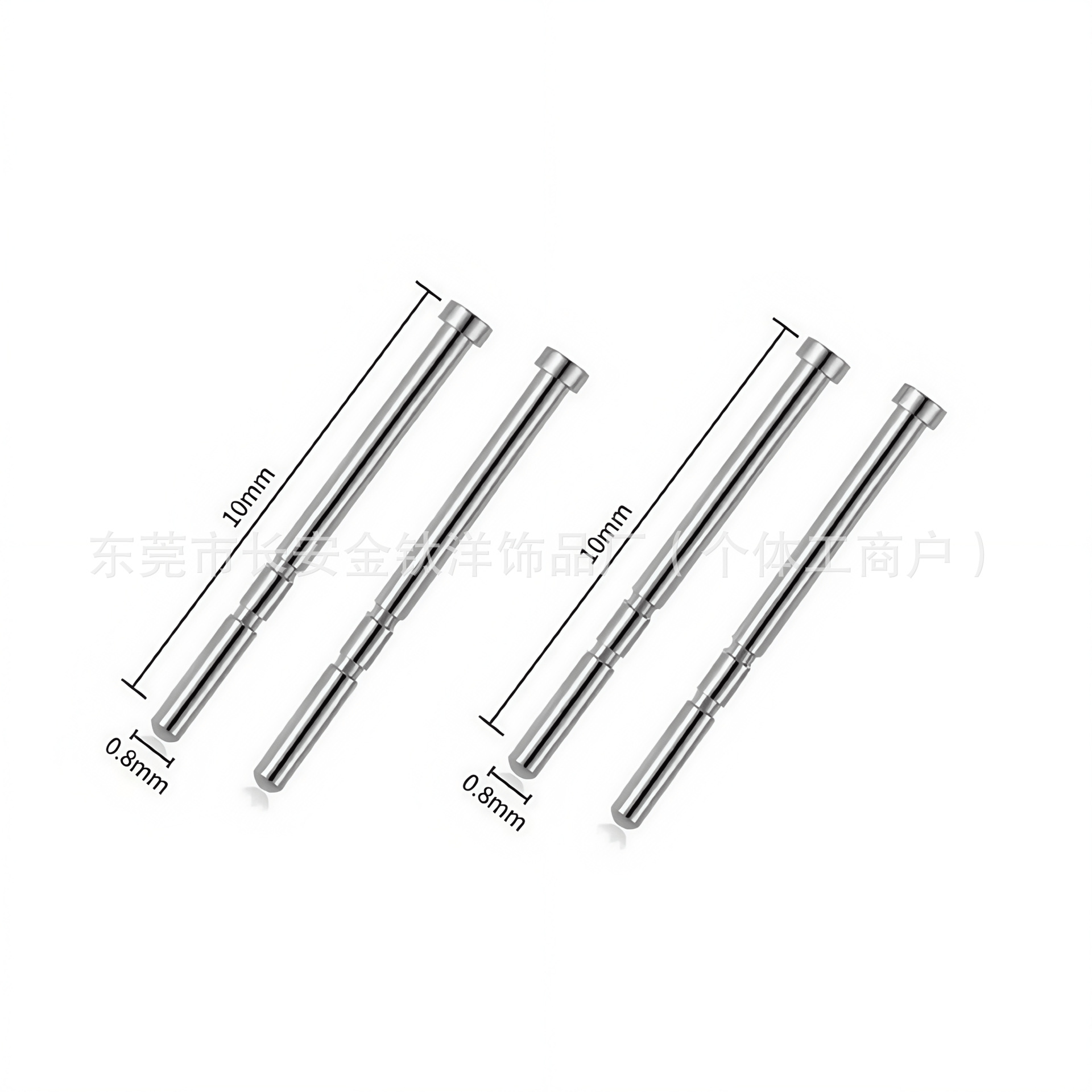 Labret piercing jewelry detail image