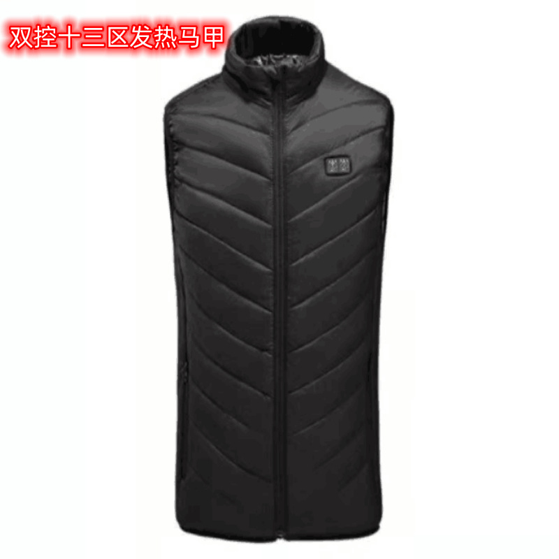 Chaleco de calefacción inteligente 2 a 15 distrito invierno cálido ropa de calefacción USB chaleco eléctrico ventas directas de la fábrica