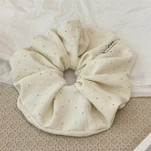 韩国带钻高级感大肠发圈大号女高颜值扎头发橡皮筋高弹力发绳批发