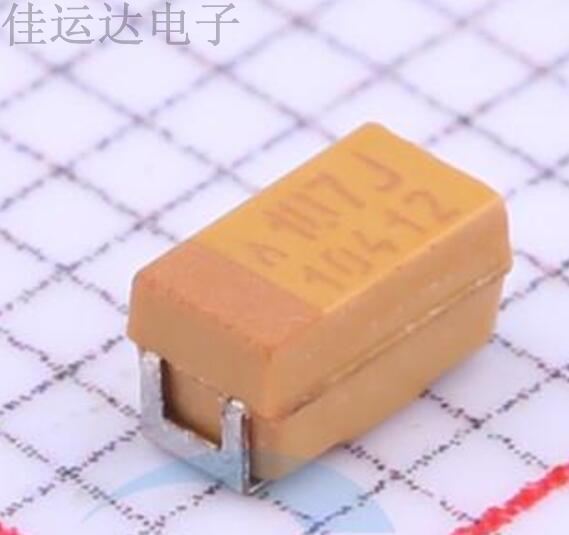 TCJA107M006R0150 规格 100uF(107) ±20% 6.3V 钽电容器