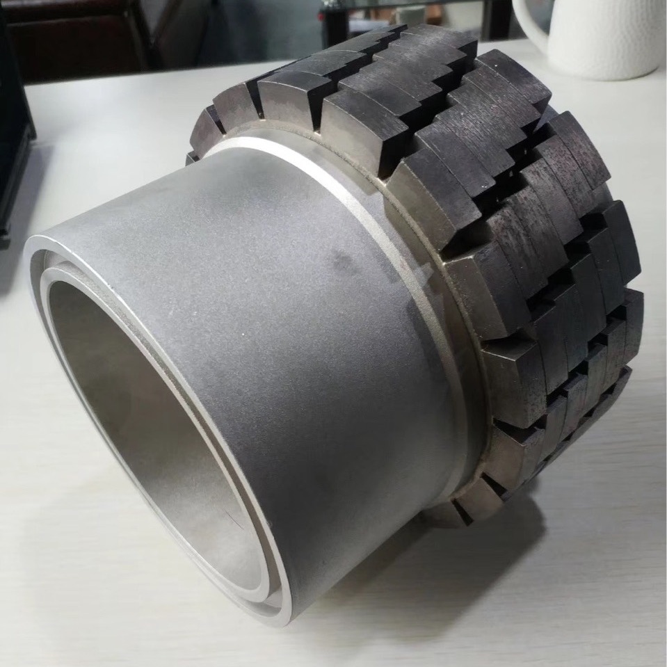 石英石定厚滚轮金刚石磨轮人造石英研磨金刚轮石材角磨机干磨机