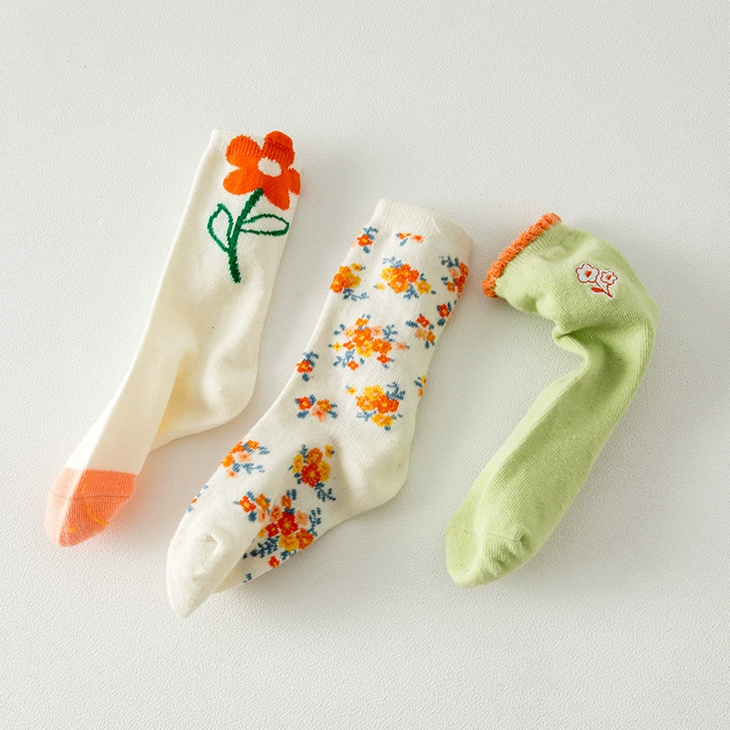 Children's summer thin rainbow socks for amusement parks