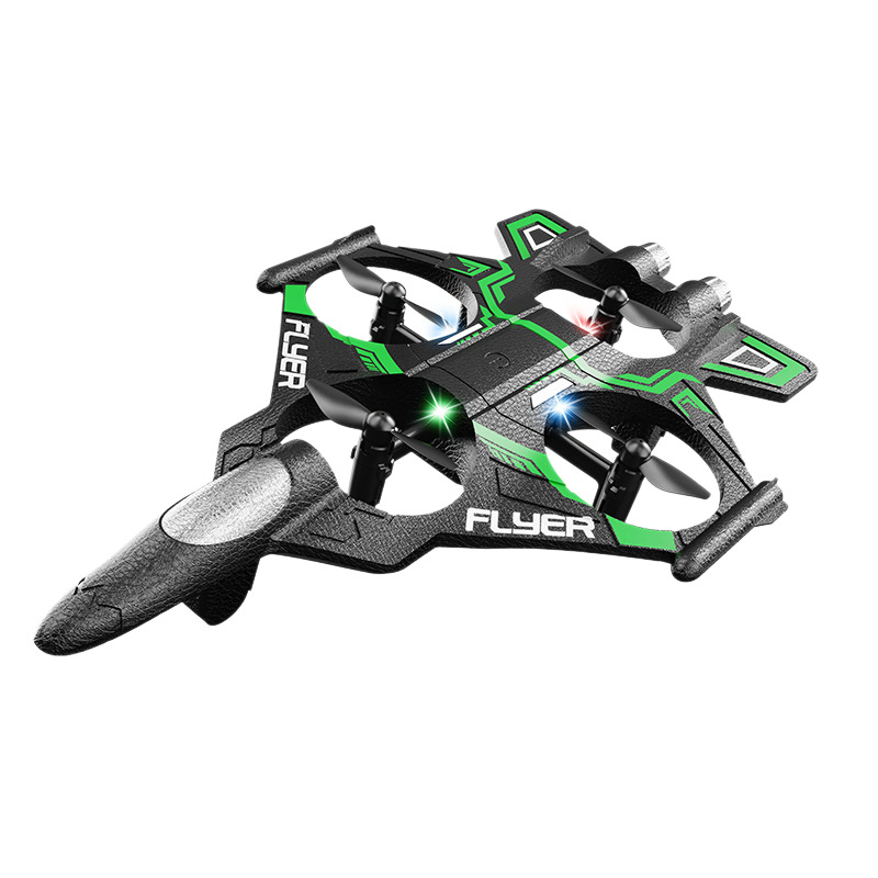 Dron de Espuma con Control Remoto de Cuatro Ejes L31 de Espuma y Plástico, Resistente a Caídas y Luces LED, para Niños