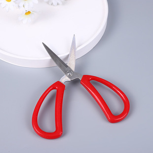 Bulk red handle scissors civil scissors student art scissors household scissors office scissors hand scissors hardware department store