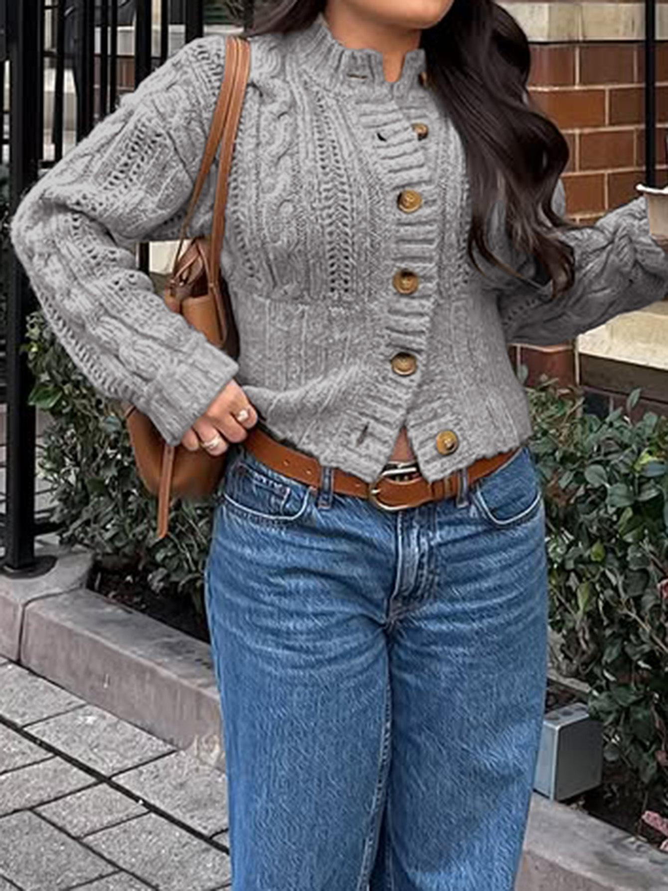 Kaikuo transfronterizo vacaciones europeas y estadounidenses camisa de lana de manga larga suéter de mujer otoño y invierno 2025 estación independiente de Amazon image 3