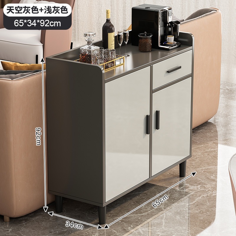 Fábrica de venta directa armario de té armario de comedor armario moderno simple sala de estar contra la pared integrada caja de almacenamiento