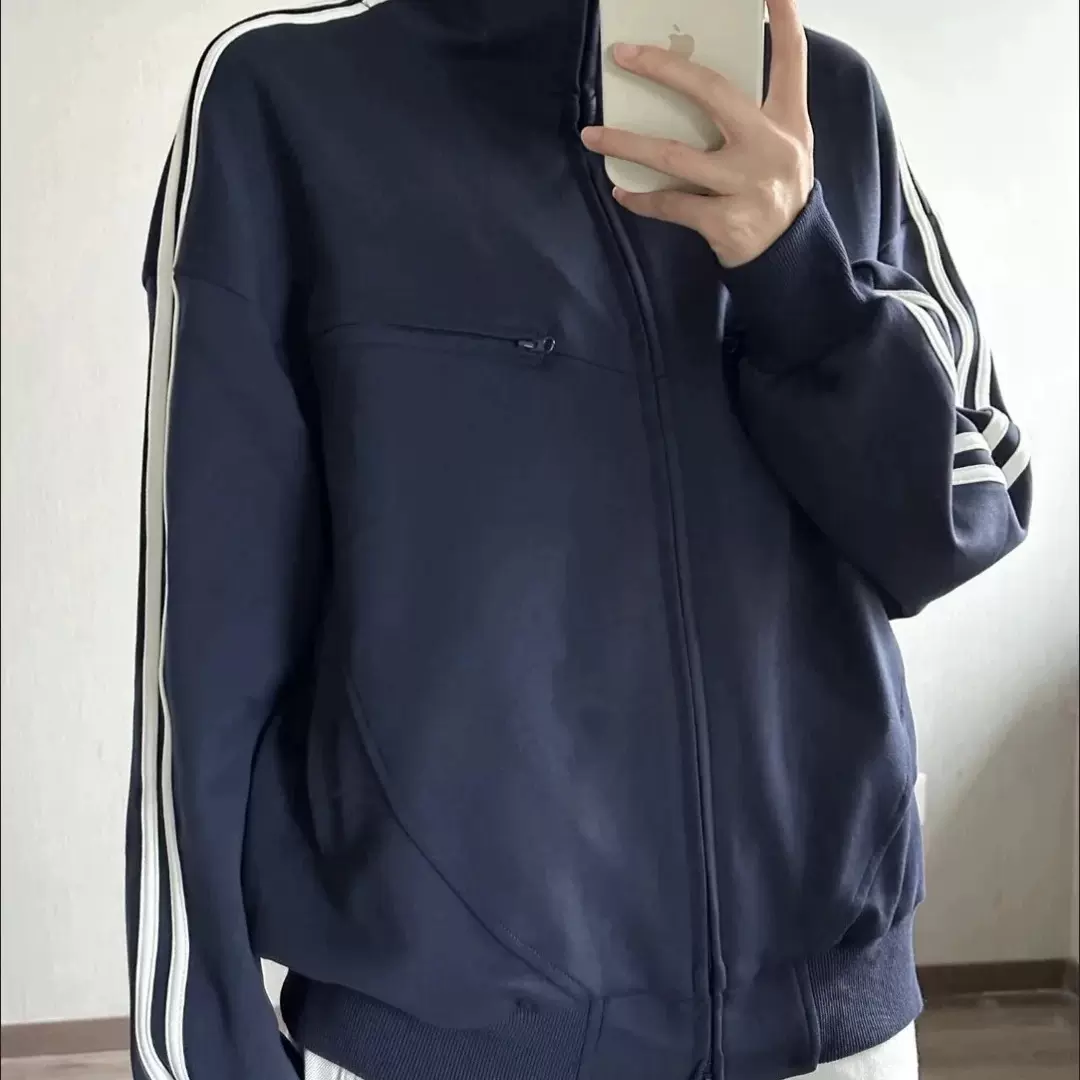 山东即墨卫衣韩系女款上衣拉链开衫三条杠棒球服夹克运动外套女秋