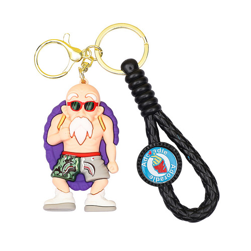 New Dragon Ball Keychain Charm Car Ornament Exquisite Purse Keychain Holder Drag Lever Gift