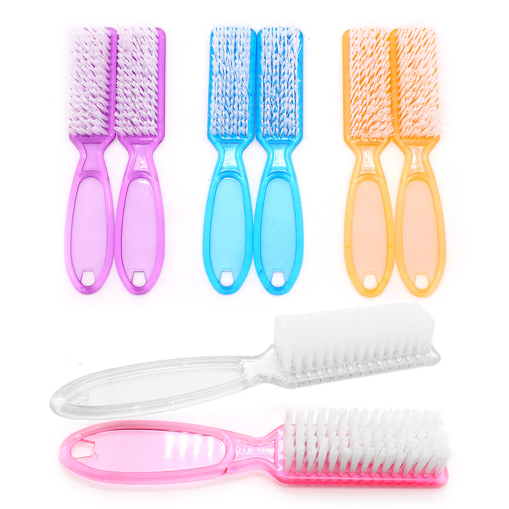 Fábrica directa herramientas de manicura cepillo de cristal cepillo de polvo cepillo de placa larga cepillo de manicura
