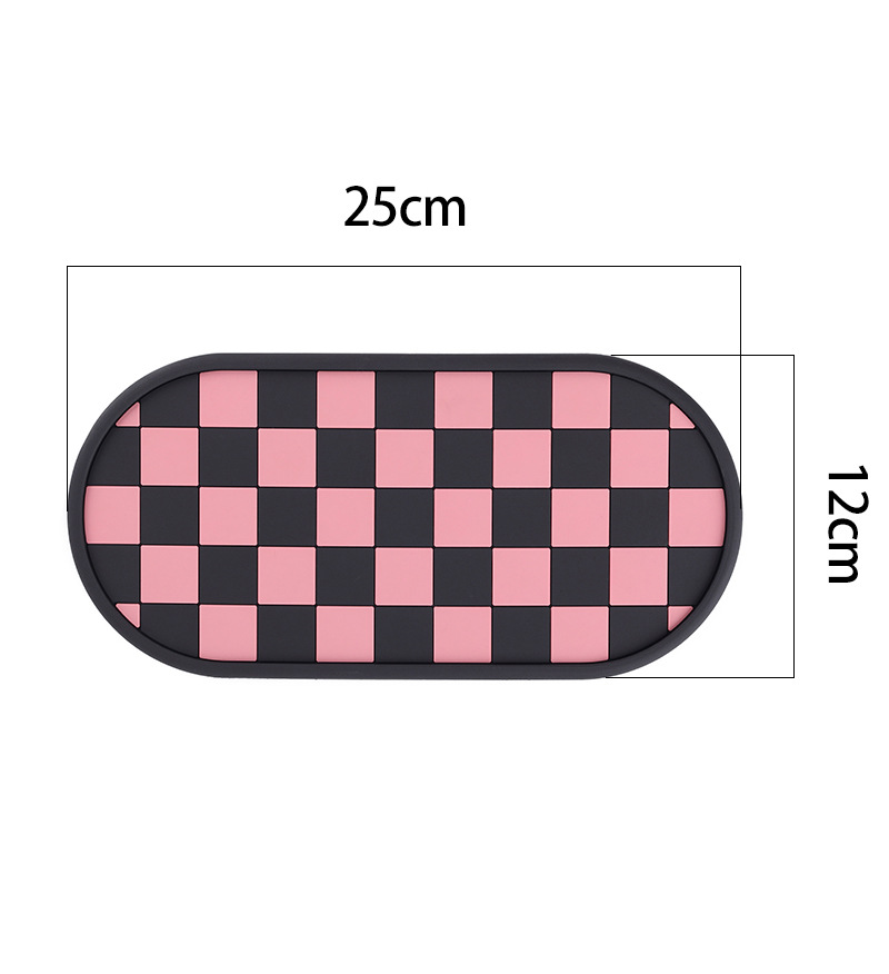 New car anti-slip mat, designed for the center console and dashboard, made of heat-resistant PVC, and featuring multiple functions for holding phones and other items