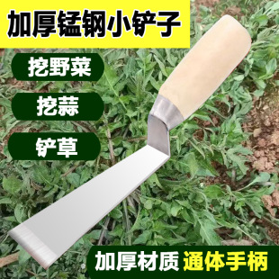 Small Shovel for Digging Wild Vegetables, Gardening Tools for Transplanting Seedlings, Raising Flowers and Vegetables, Special Manganese Steel Thickeneded Old-Fashioned Flower Planting Shovel