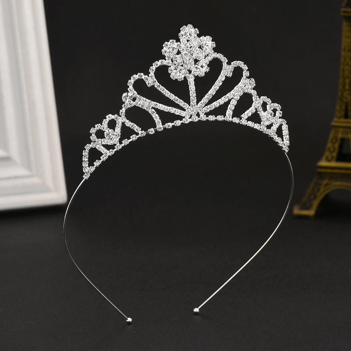 Corona de novia vestido de boda cumpleaños para niños espectáculo multifuncional diamante princesa coronas al por mayor