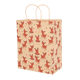 Christmas gift bag kraft paper storage gift tote bag take-out cake dessert packing bag printed logo paper bag