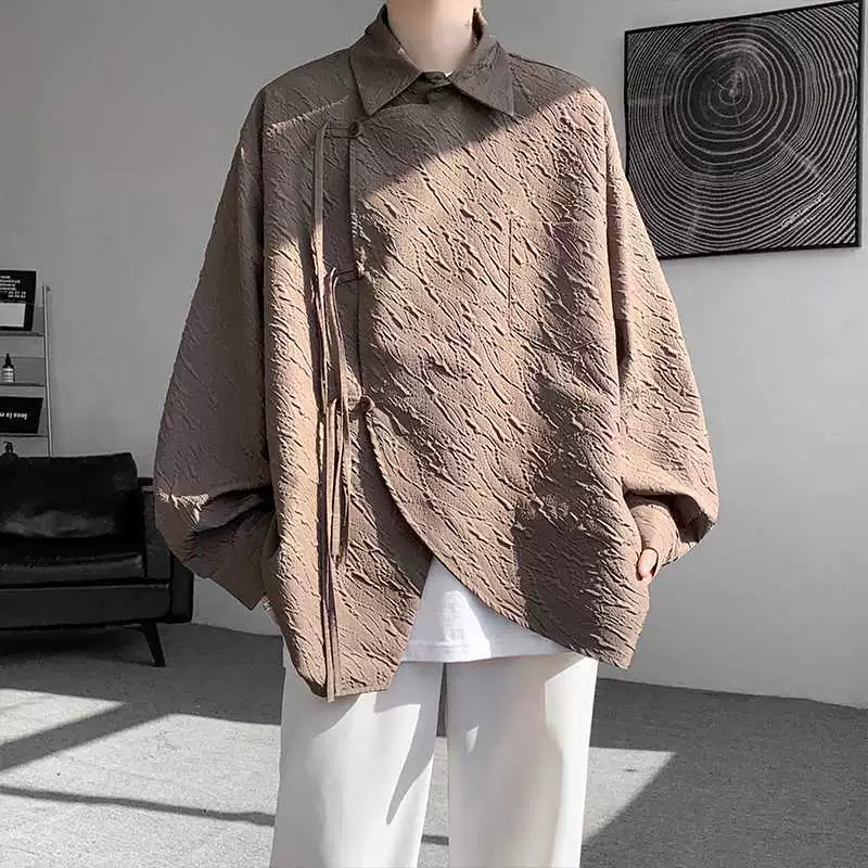Spring shirt, jacket, high-quality style, Chinese style, plus size