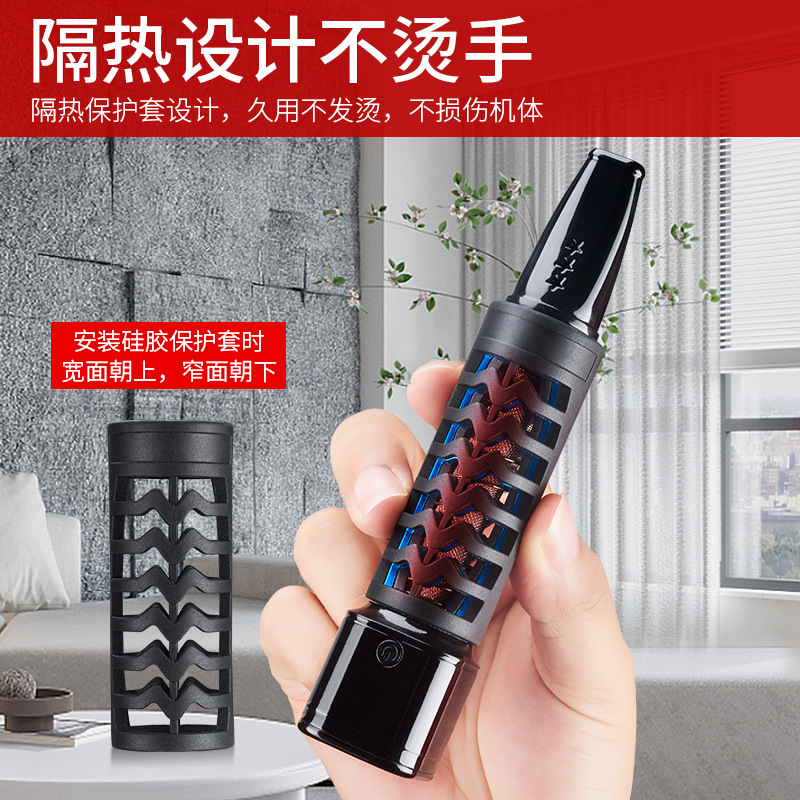 抖音网红同款USB烟火一体车载无烟赖人烟套烟嘴霸防尘 开车老司机