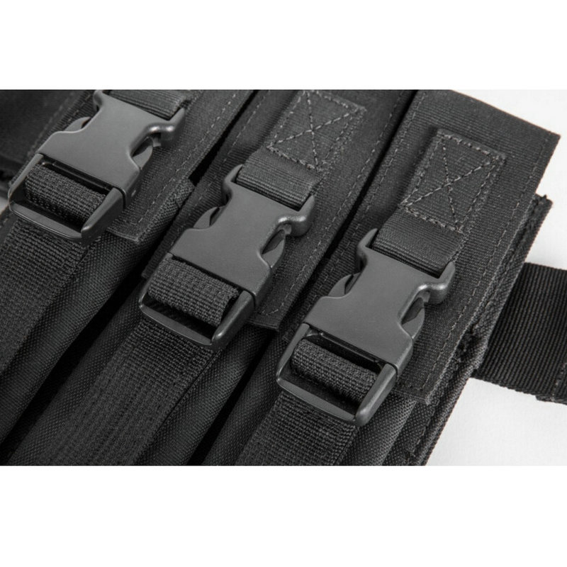 Superviviente al aire libre - MP5 Pierna 3 bolsas de clip de bala MOLLE sistema multifuncional bolsas de colgante bolsas de piernas combinadas