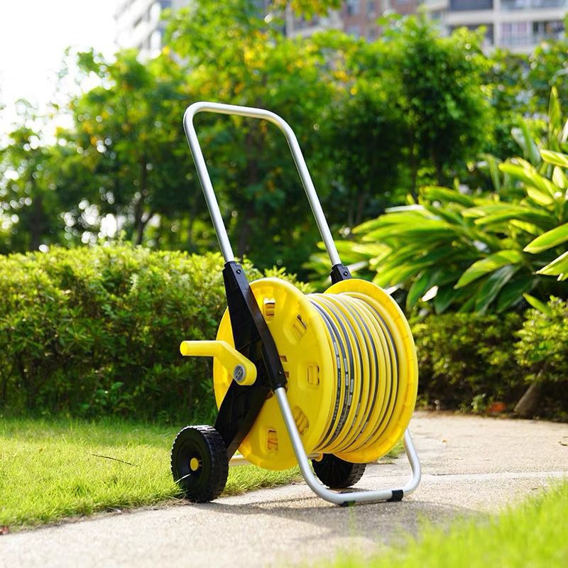 Household multi-functional high-pressure car washing water gun nozzle water grab garden watering water pipe hose storage rack suit