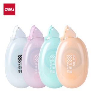 Deli Tg8/Tg16 Erasable Glue for Children's Crafts, Double-Sided Glue for Student Planners