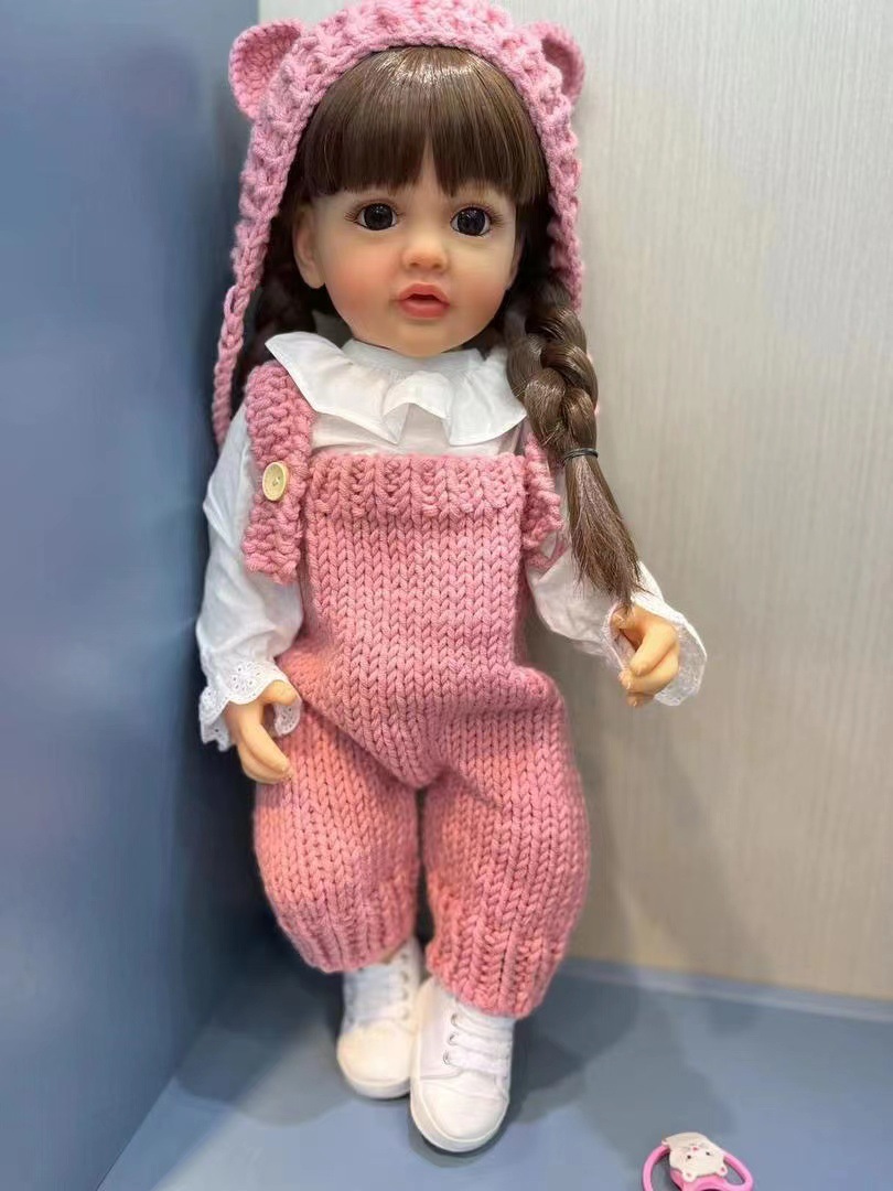 Muñeca Reborn de Silicona Completa NPK de 55 cm, Suministro de Comercio Electrónico Transfronterizo, Dropshipping, Éxito de Ventas en OZON
