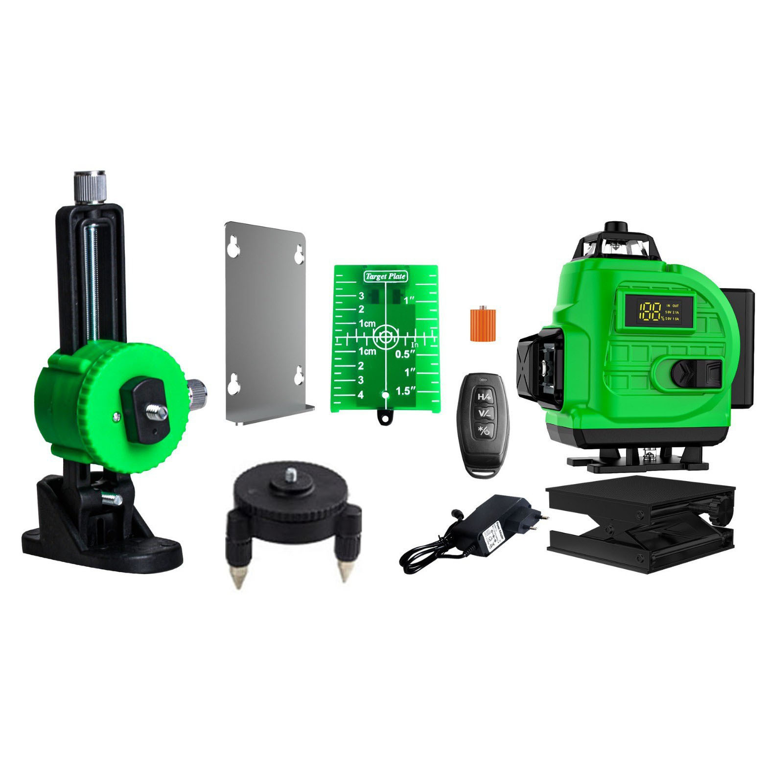 自动调平室内室外数字显示绿光16线激光红外线高精度强光水平仪