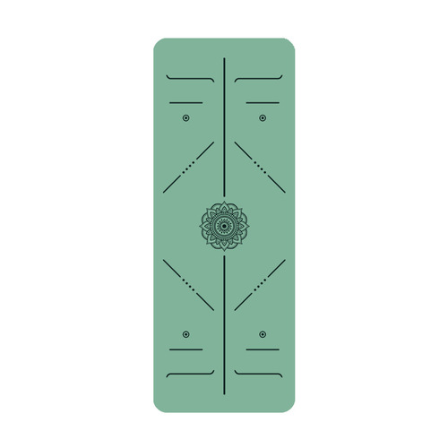 PU natural rubber yoga mat non-slip posture line sports fitness mat thickened rich mat home wholesale