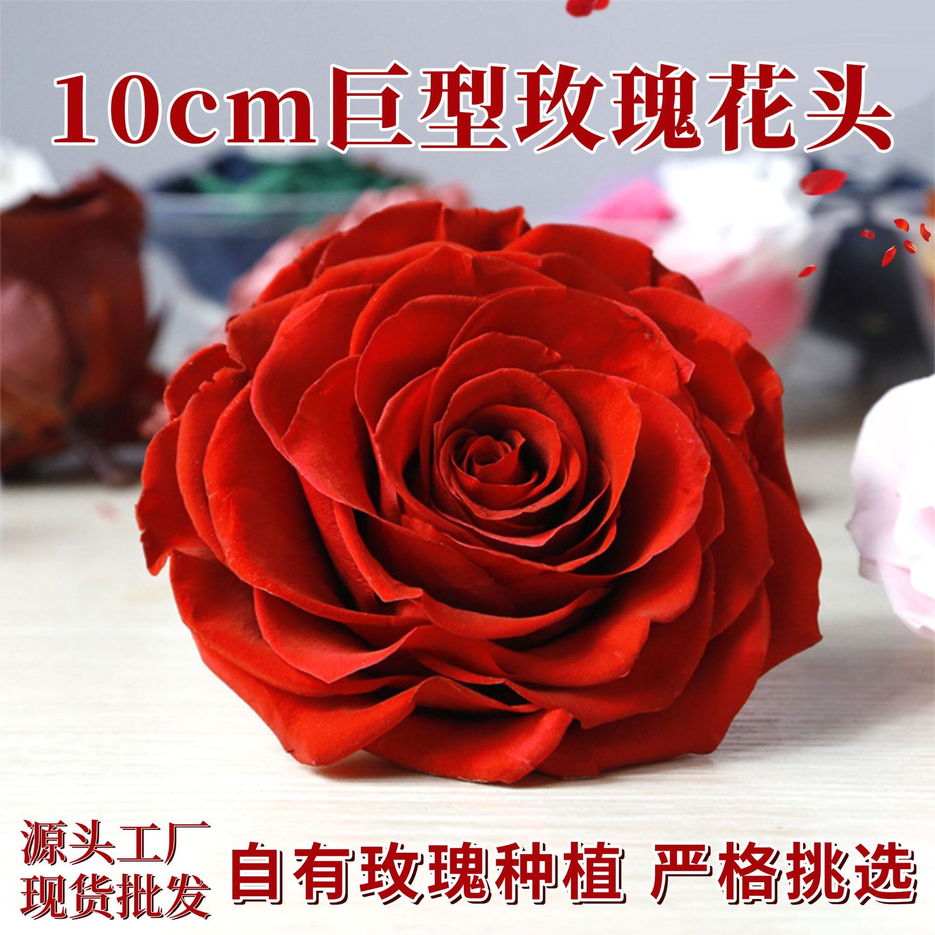 everlasting-rose-flower-head-9-10cm-single-large-diy-floral-material-gift-box-valentines-day-gift-wholesale-bouquet