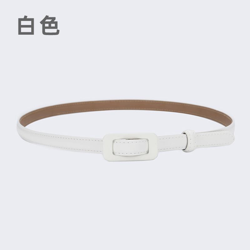 现货批发女士真皮牛仔裤连衣裙腰带百搭二层牛皮包扣免打孔皮带女|undefined