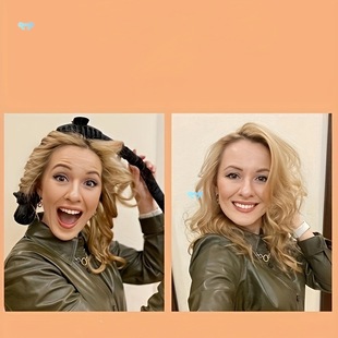 Heats Sleeping Curling Wand for Women No Heat Big Wave
