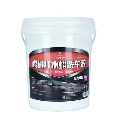 Factory Direct Sales Car Wash Cleaning/curing agent - cherry-red-water-wax-car-wash-liquid-18l