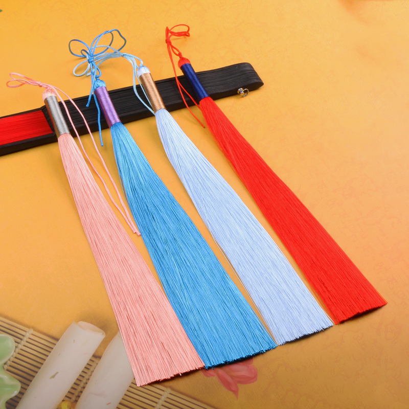 25cm tassel ornament long fringe Hanfu qipao accessory ancient style sword tassel home decoration hanger cord tassel wholesale