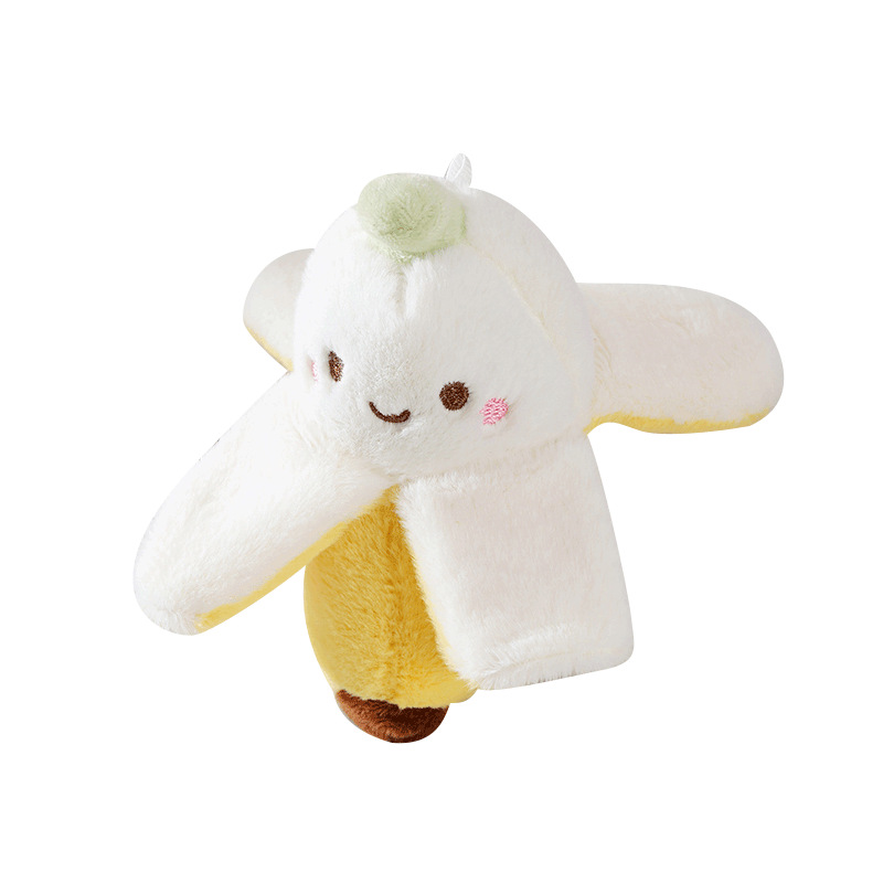 New Japanese Peeled Banana Plush Doll Doll Keychain Pendant Cute Lifelike Doll Keychain
