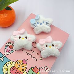 かわいいぬいぐるみ kt 人形漫画スター猫人形ブローチキーホルダーバッグ車の装飾品アクセサリー