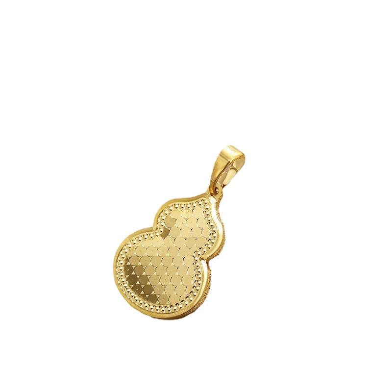 Xupe joyería nuevo panal suerte bolsa Fu Lu colgante de cobre chapado en oro de la superficie de escamas de pescado de moda retro colgante creativo al por mayor