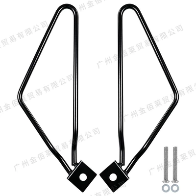 Motorcycle Modification Prince Cruise Dana Harley 883 Modification Special Side Bag Protection Bracket Side Box Bracket (Motorcycle Safety Supplies) - zj-50006-harley-triangle-saddlebag-bracket-black-motorcycle-triangle-side-bag-bracket