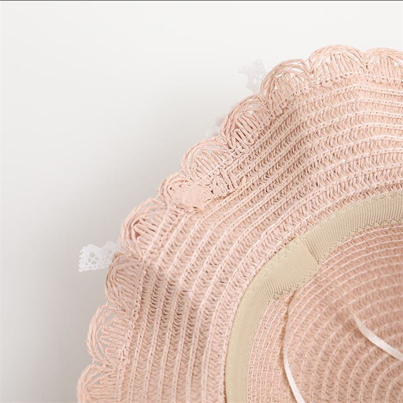 Sweet Style Girl's Sweet Bow Knot Straw Hat