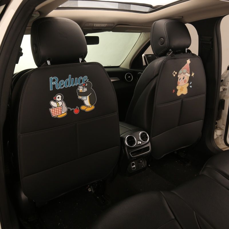 Car seat back anti-kick pad, universal protective pad for rear-seat children, anti-wear pad, anti-dirt protective pad for the rear seat of the car