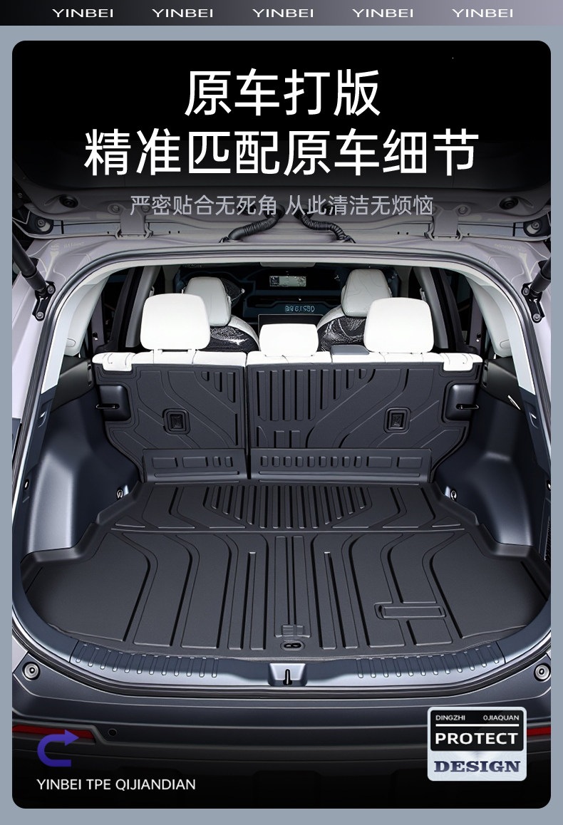 Suitable for 2026 Toyota Wildlander TPE trunk mat, foot mat, modified car interior decoration accessories