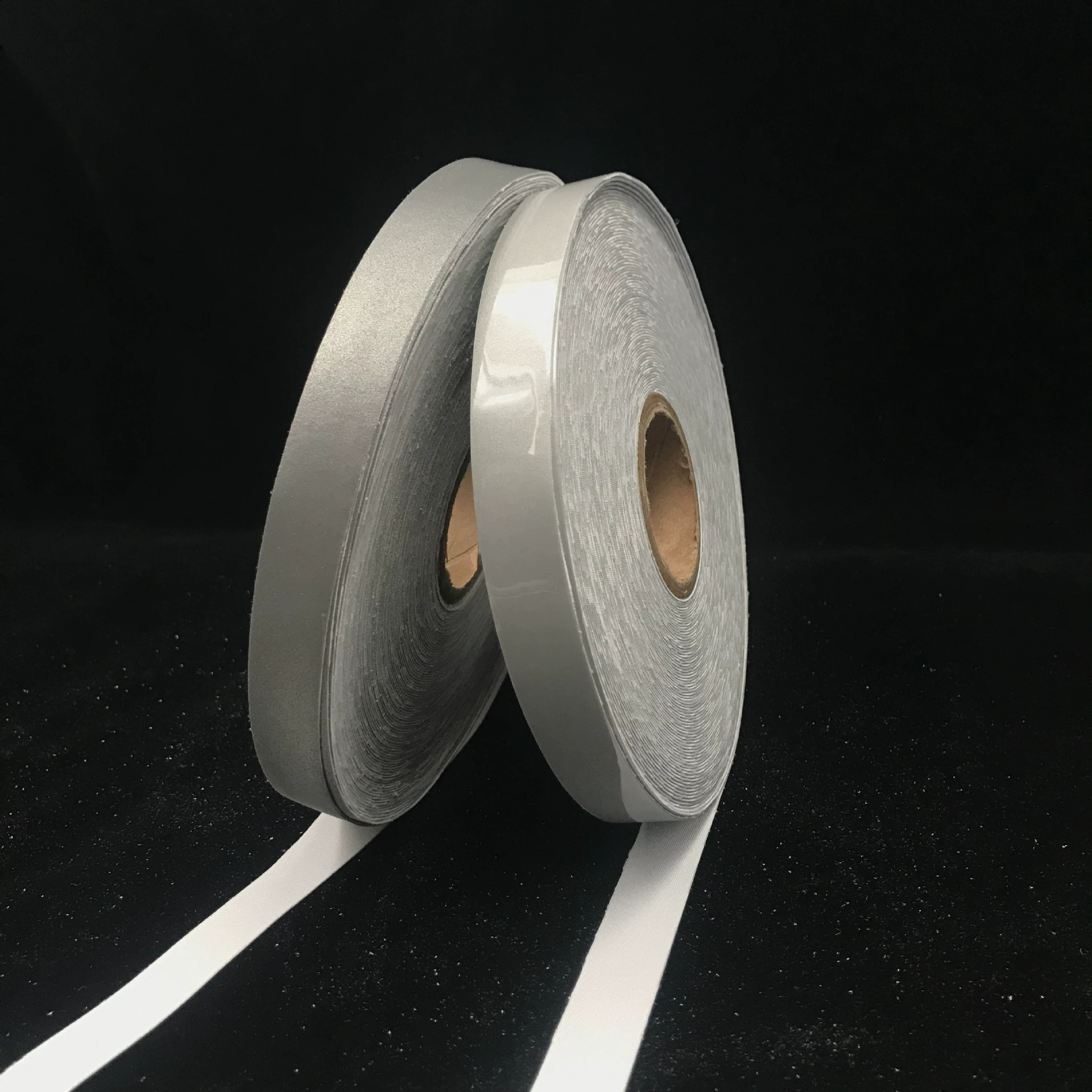 Двусторонняя эластичная Яркая Серебряная светоотражающая лента, выделяющая одностороннюю эластичную светоотражающую кромку, утолщенная Двусторонняя эластичная светоотражающая лента