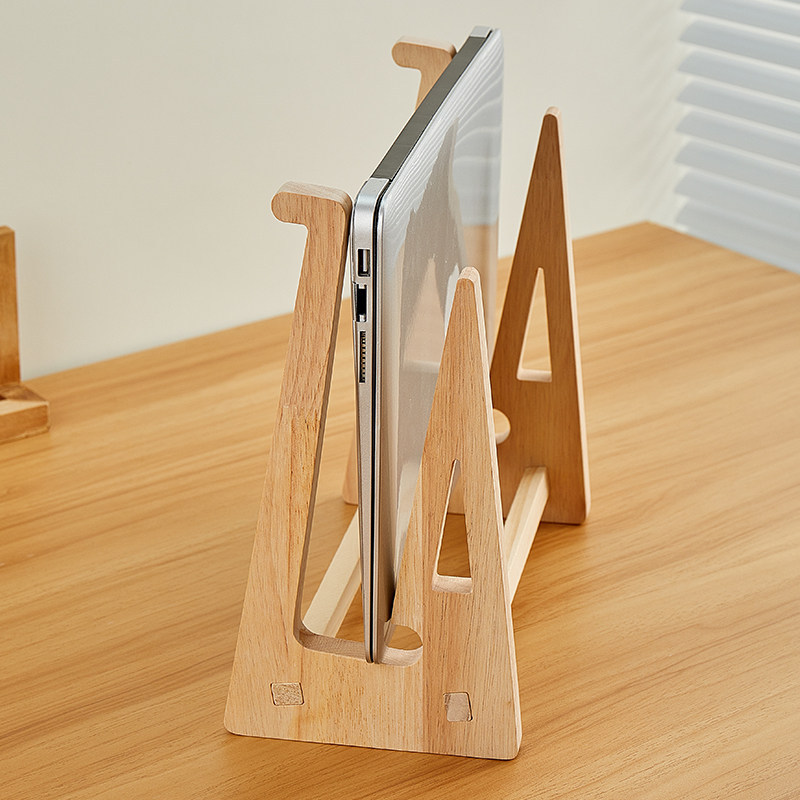 computadora de madera sólida elevación vertical radiante de estación de soporte de juegos portátil multifuncional tabla portátil