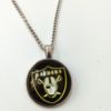 Retro football necklace, American style