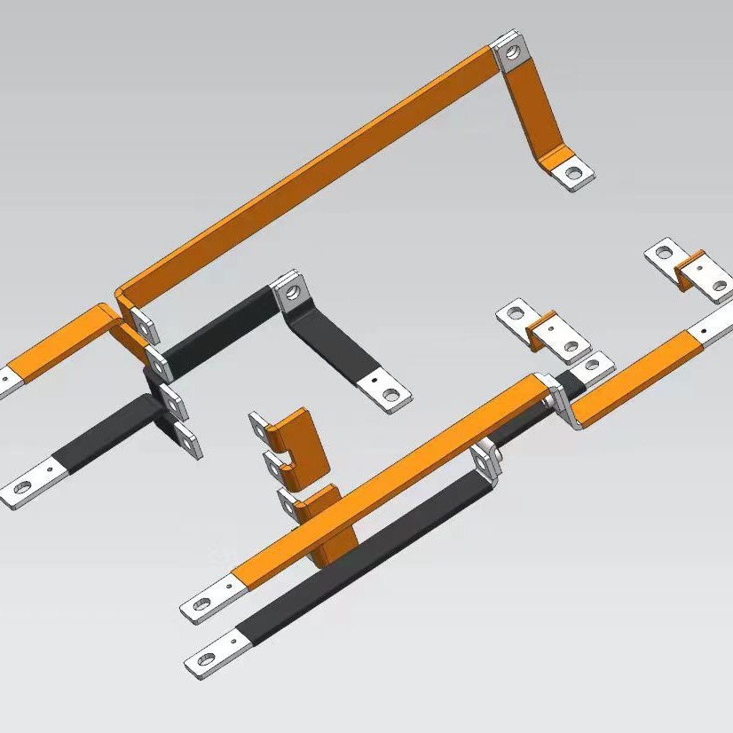 加工浸粉铜排环氧树脂铜排软连接母排导电排耐用定制定制化高导电