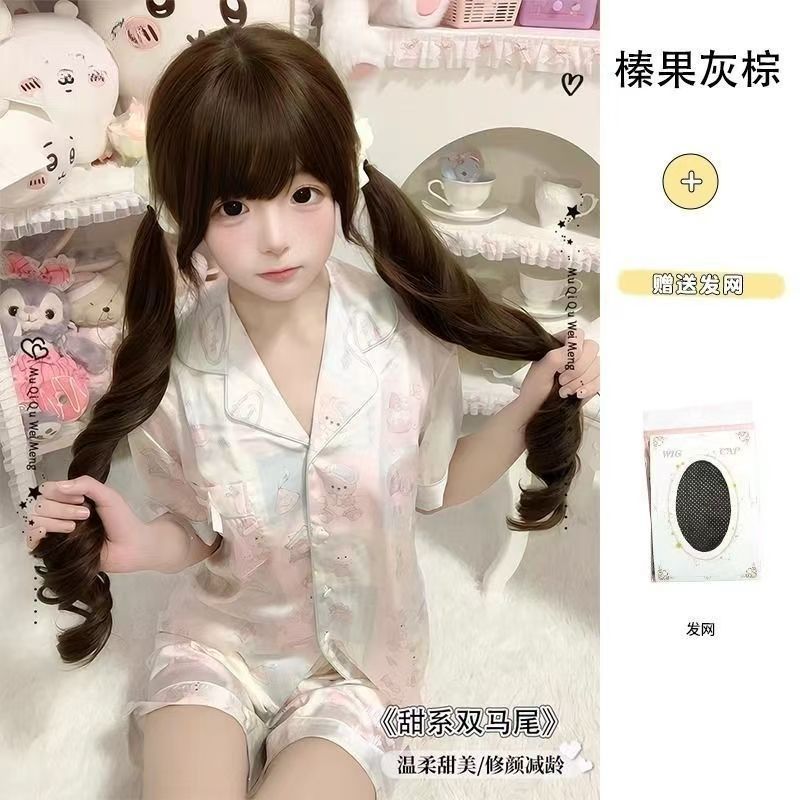 [tie up and send out] hazelnut cold brown + hair net