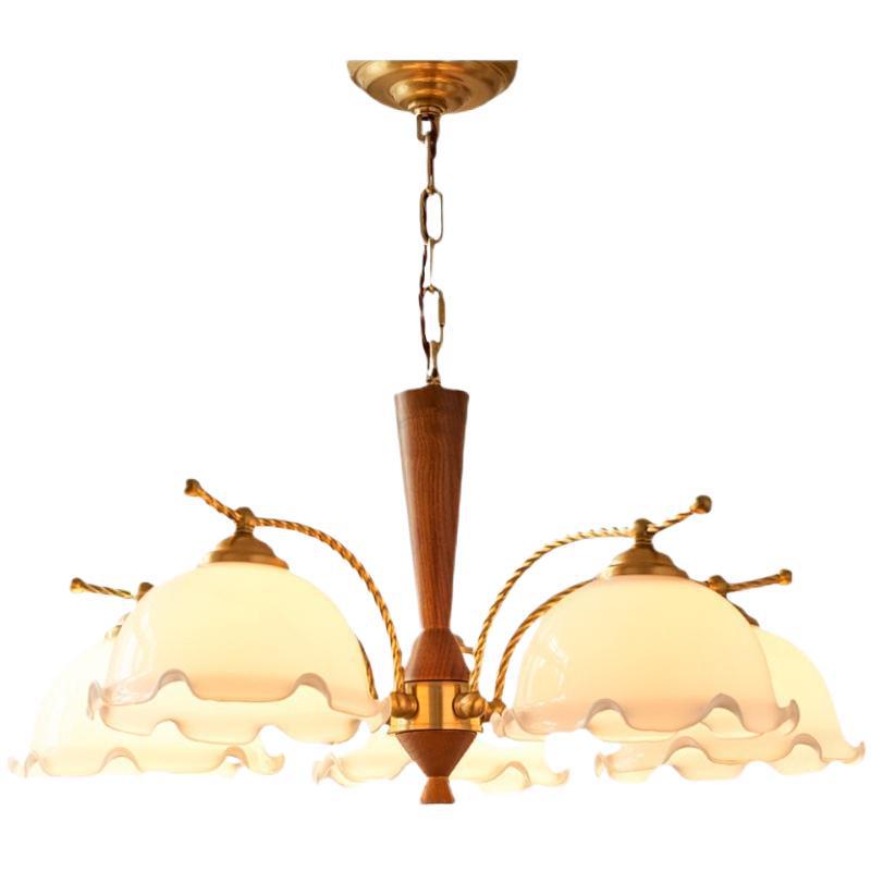 Pastoral americana retro sala de estar comedor candelabro estilo medieval francés vintage japonés dormitorio lámpara