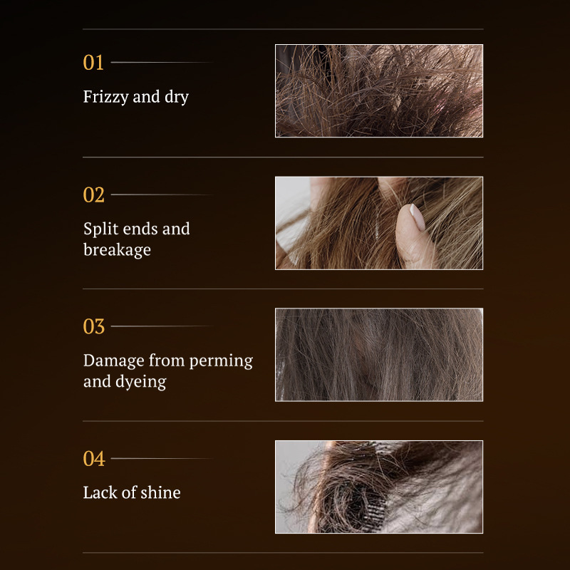 Máscara de cabello de queratina de colágeno transfronteriza KORMESIC máscara de cabello de cabello suave fábrica de comercio exterior al por mayor