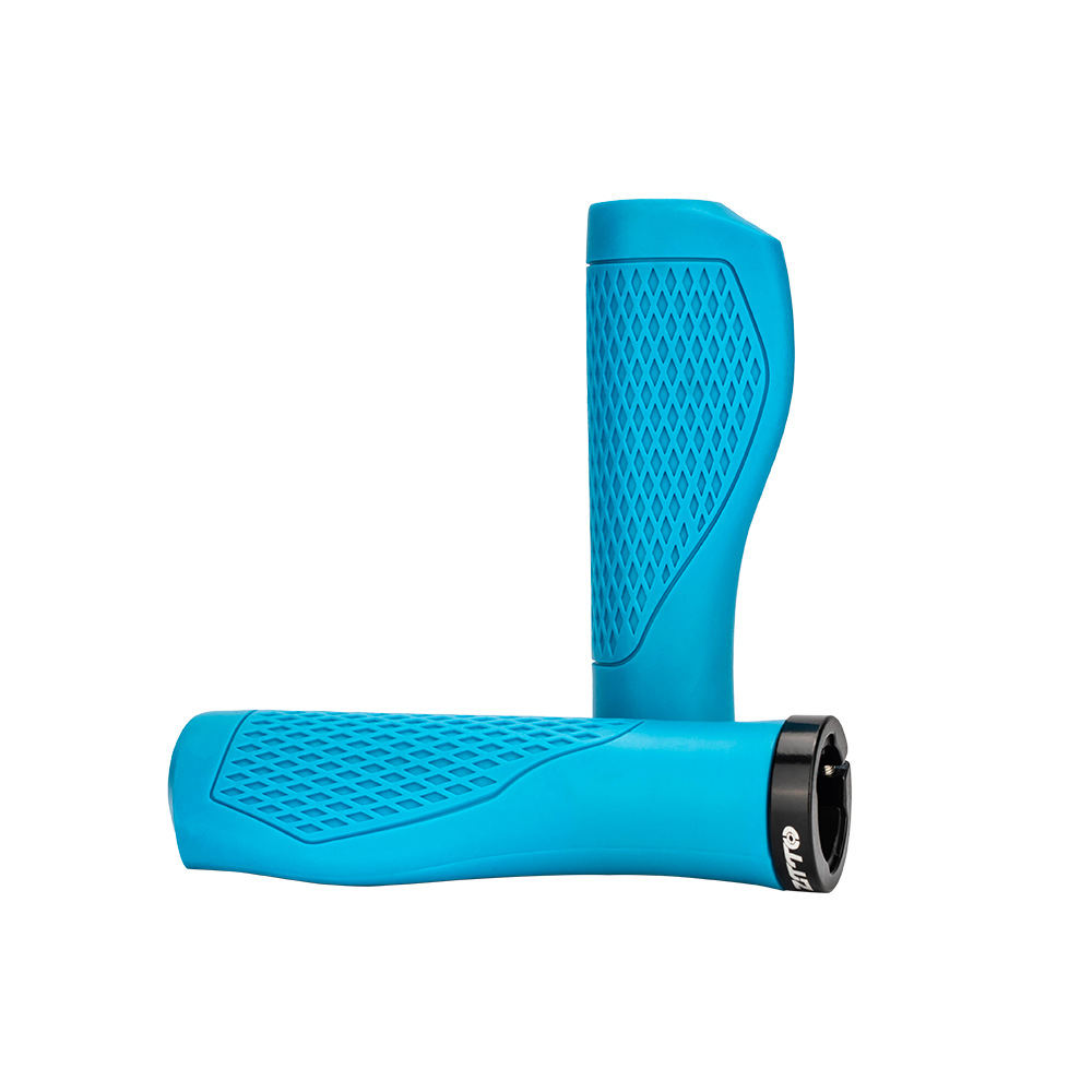 Mango de bola de carne de goma ZTTO agarre de bicicleta de montaña cerradura antideslizante absorción de golpes agarre de bicicleta plegable