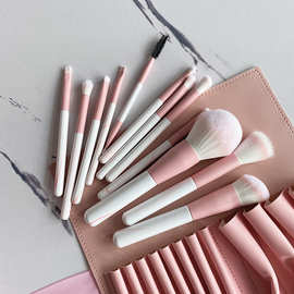 现货 12支花漾晴空化妆刷套装初学者全套软毛散粉眼影刷美妆化妆