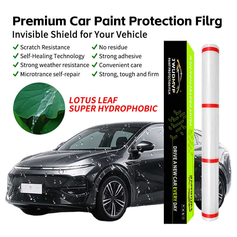 Cross-border exclusive supply of super-hydrophobic lotus leaf effect car paint protection film, self-healing, high-quality, heat-repairable TPU PPF