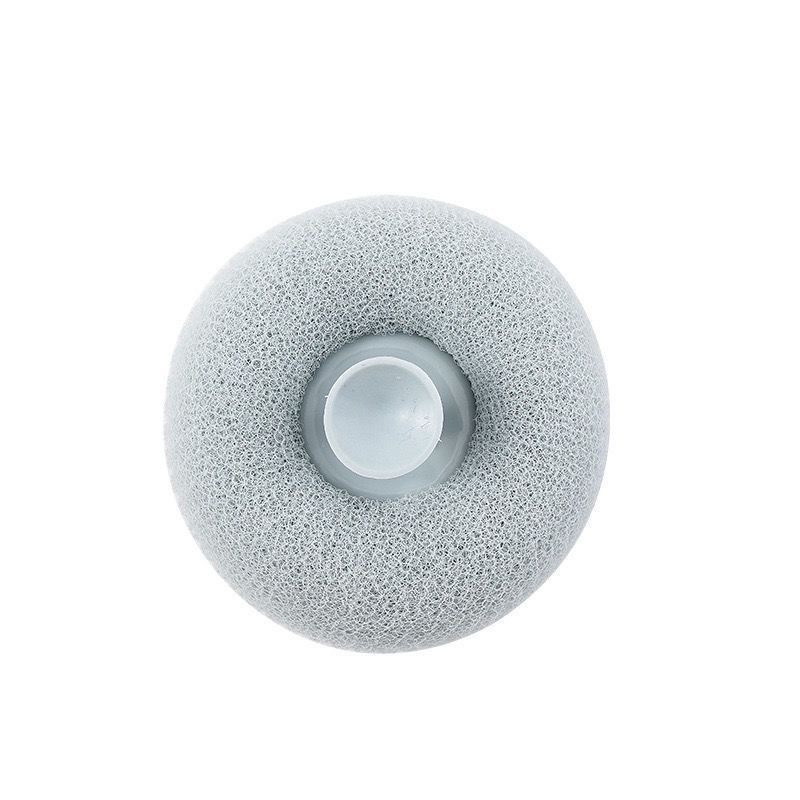 Bola de baño nuevo estilo con ventosa bola de baño artefacto de barro exfoliante bola espumosa suave y no dispersa flor de baño colgante transfronterizo